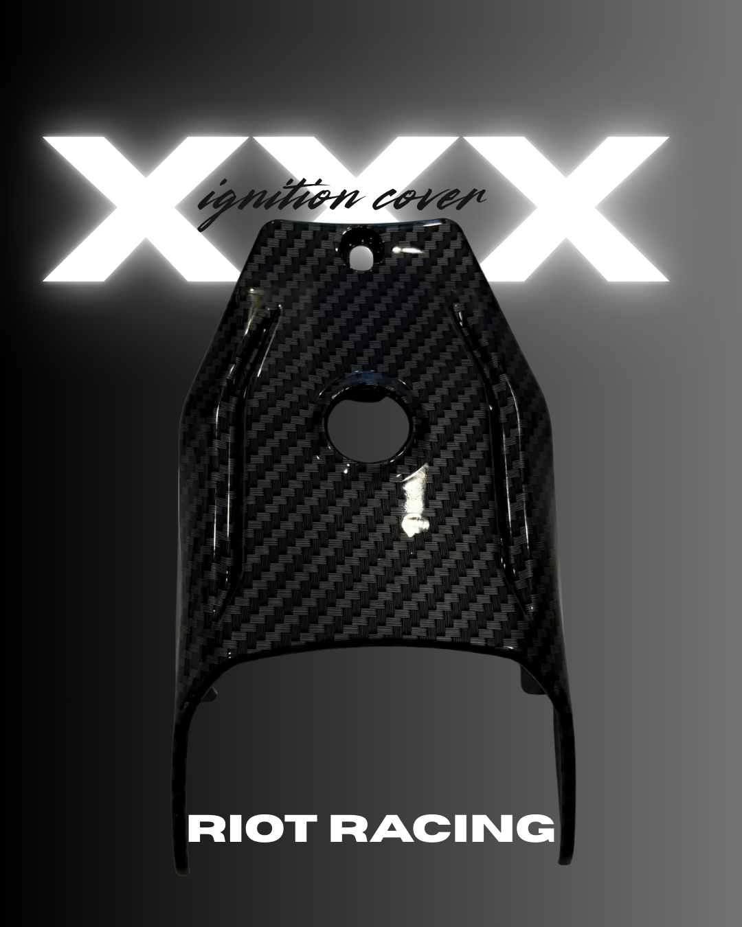 Talaria XXX carbon Ignition cover - Riot Racing