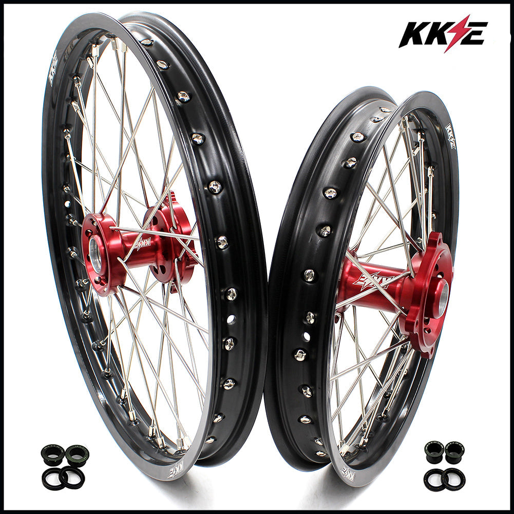 KKE 19/16 Kids Wheels Rims For HONDA CR80R CR80RB 1993-2002 CR85R CR85RB 2003-2008 KKE Racing