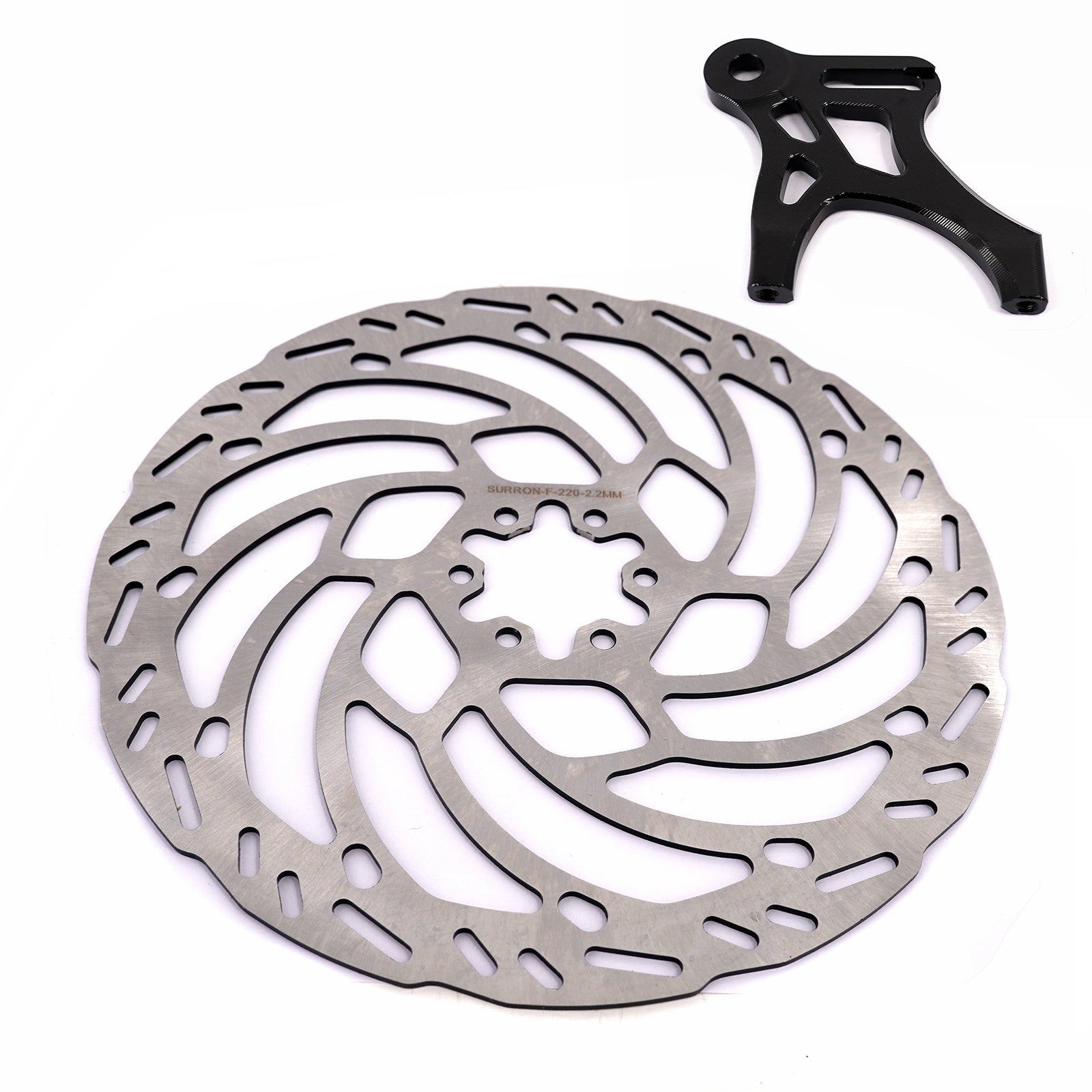 KKE Rear 220MM Disc with Adapter For SurRon Light Bee X, Segway X160/X260, E-Ride Pro SS  (Collective) KKE Racing