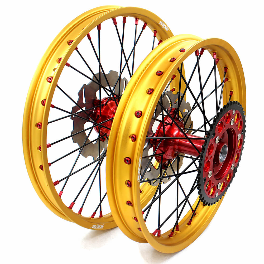 KKE 21" 19" CRF250R CRF450R 2015-2025 For HONDA MX Casting Wheels Rims Set Different Color Comb Available KKE Racing