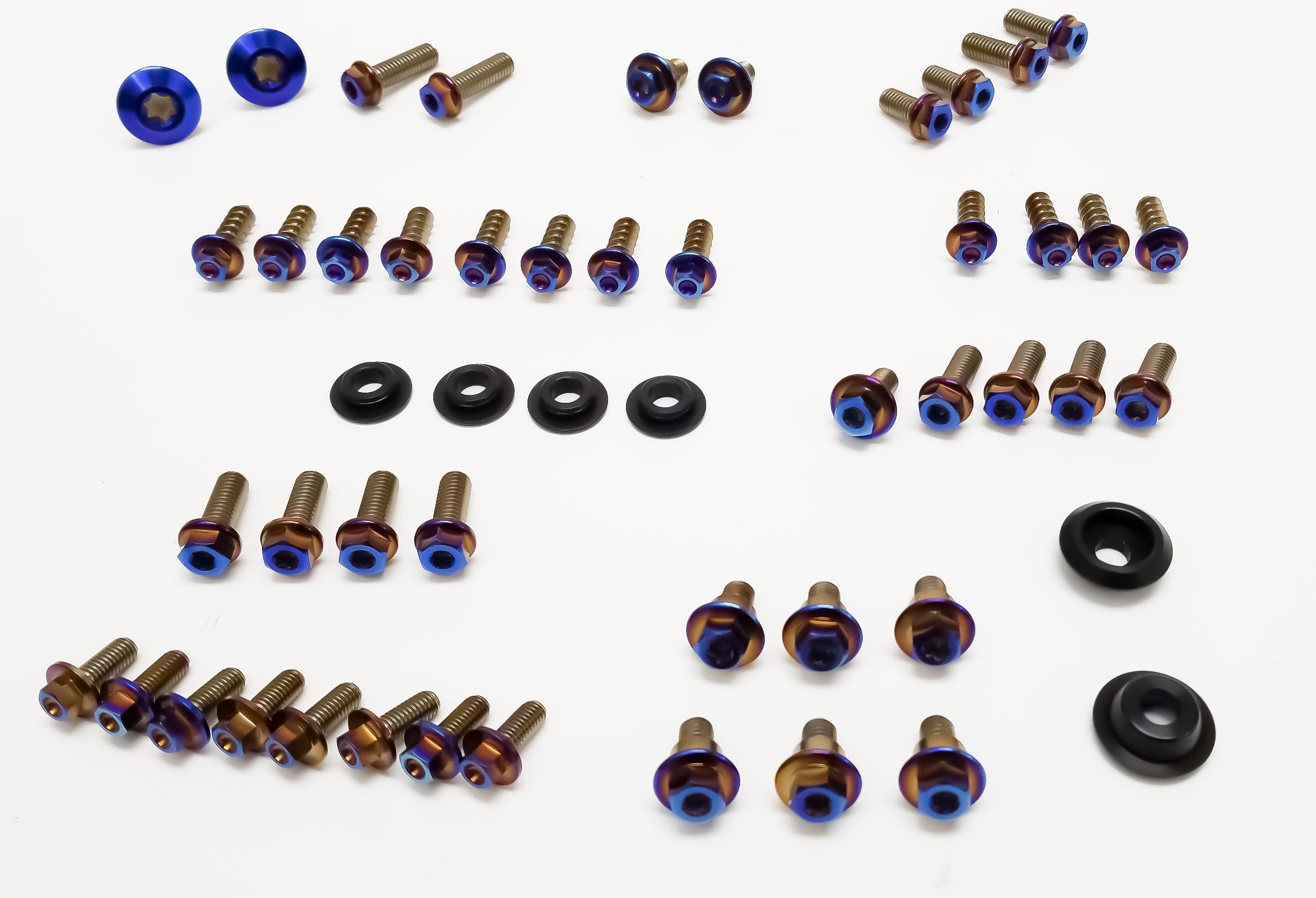 Titanium Body Bolt Kit (Collective) Warp9Racing