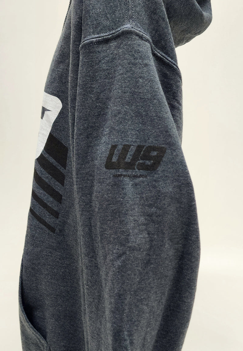 Dark Grey W9 Hoodie Warp9Racing