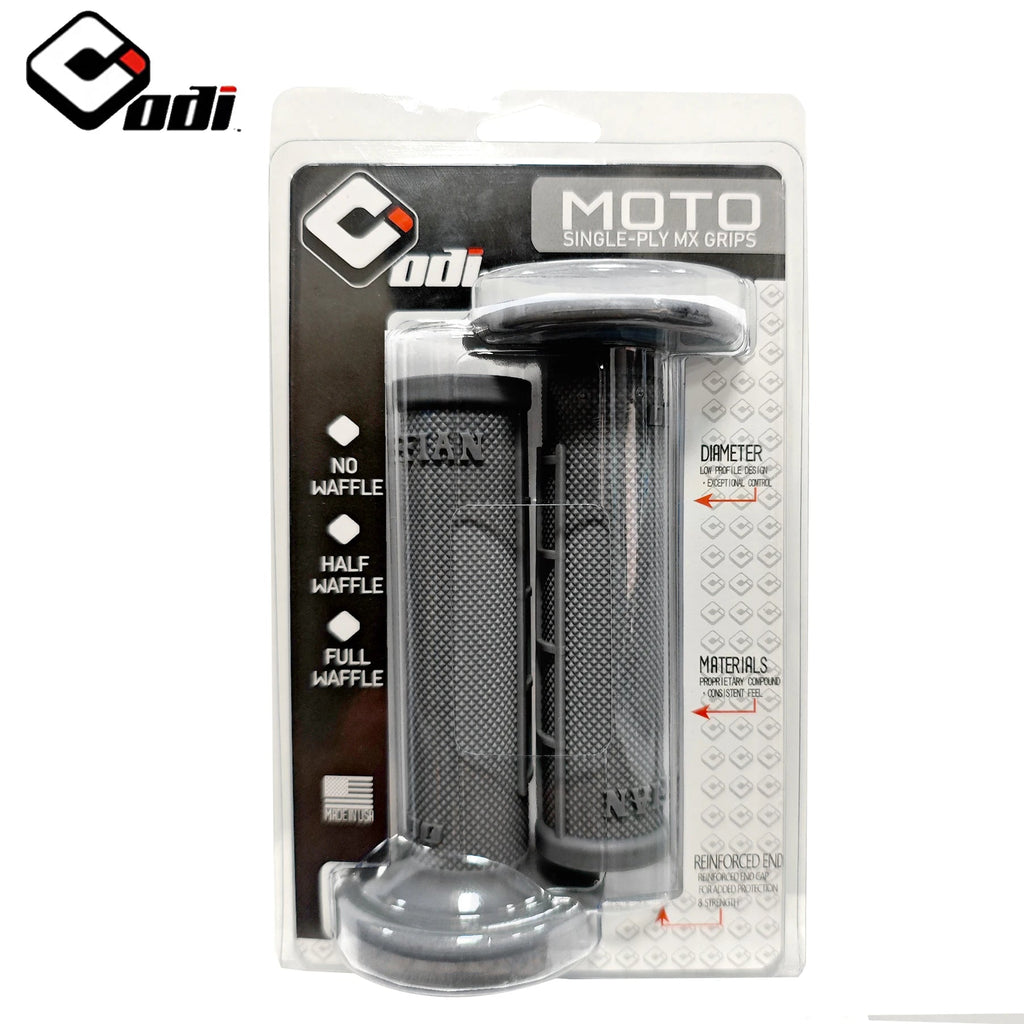 ODI Anti-Slip MTB Handlebar Grips – Bicycle Lock-On Grips for Mountain Bike Comfort & Control Emoto Supply