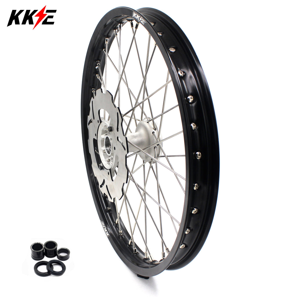 KKE 21" Cast Hub Billet Rim Wheel Fit Honda XR400R 1996-2004 Disc KKE Racing