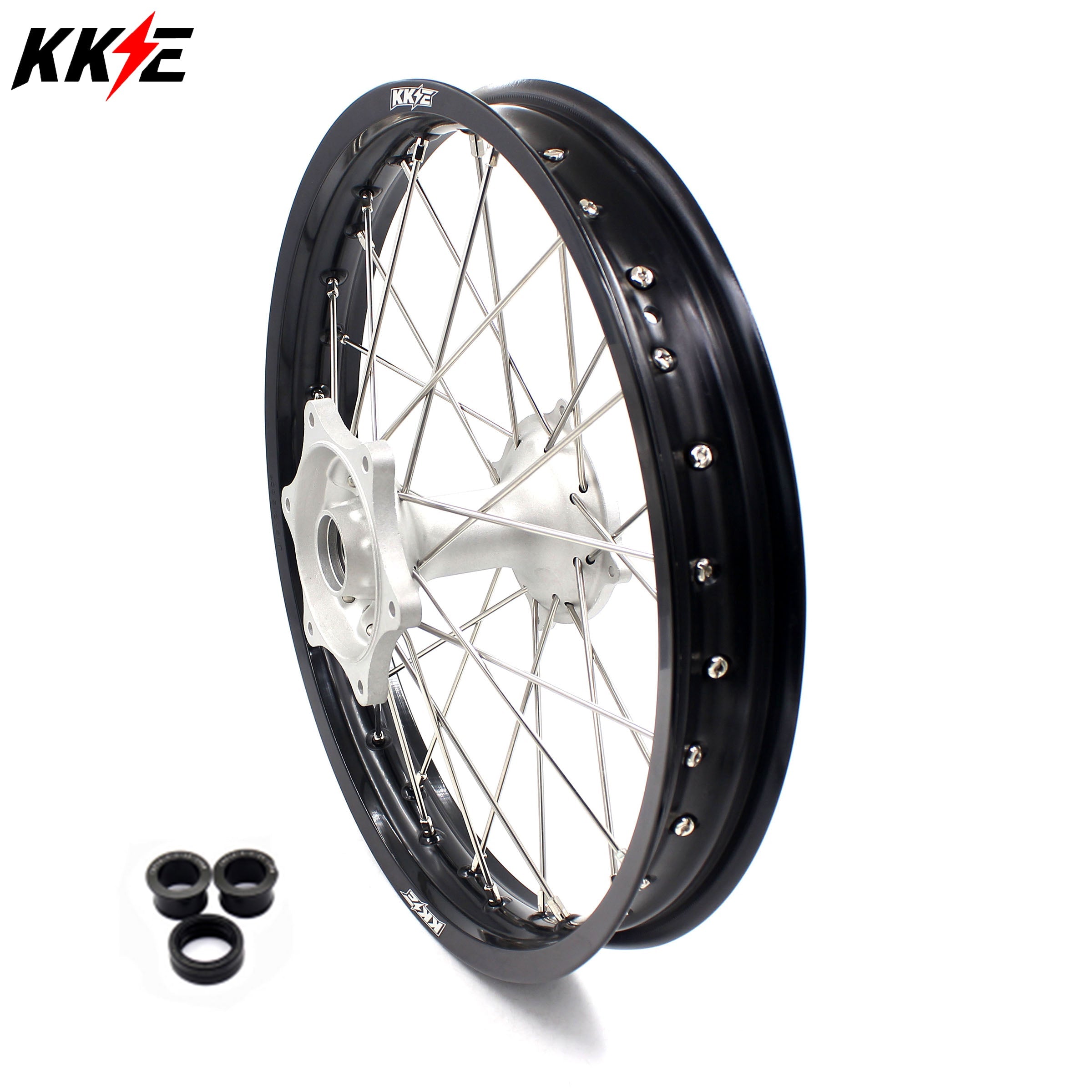 KKE 18 Inch Cast Rear Spoke Wheels Alloy Rims For HONDA CRF250R CRF450R CR125R CR250R KKE Racing