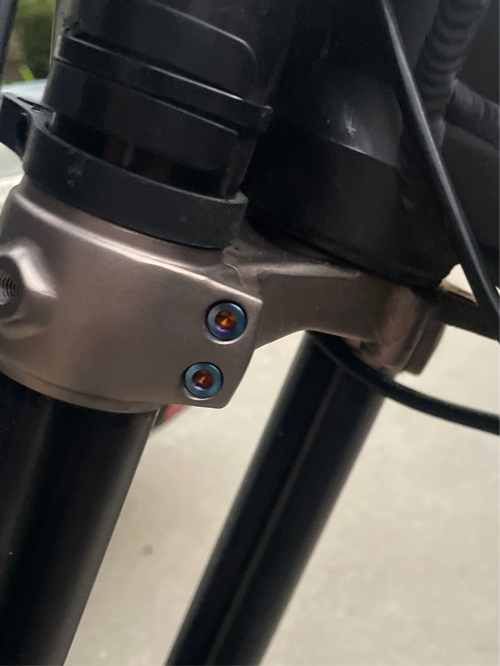 Surron Fork Triple clamp titanium Tirider