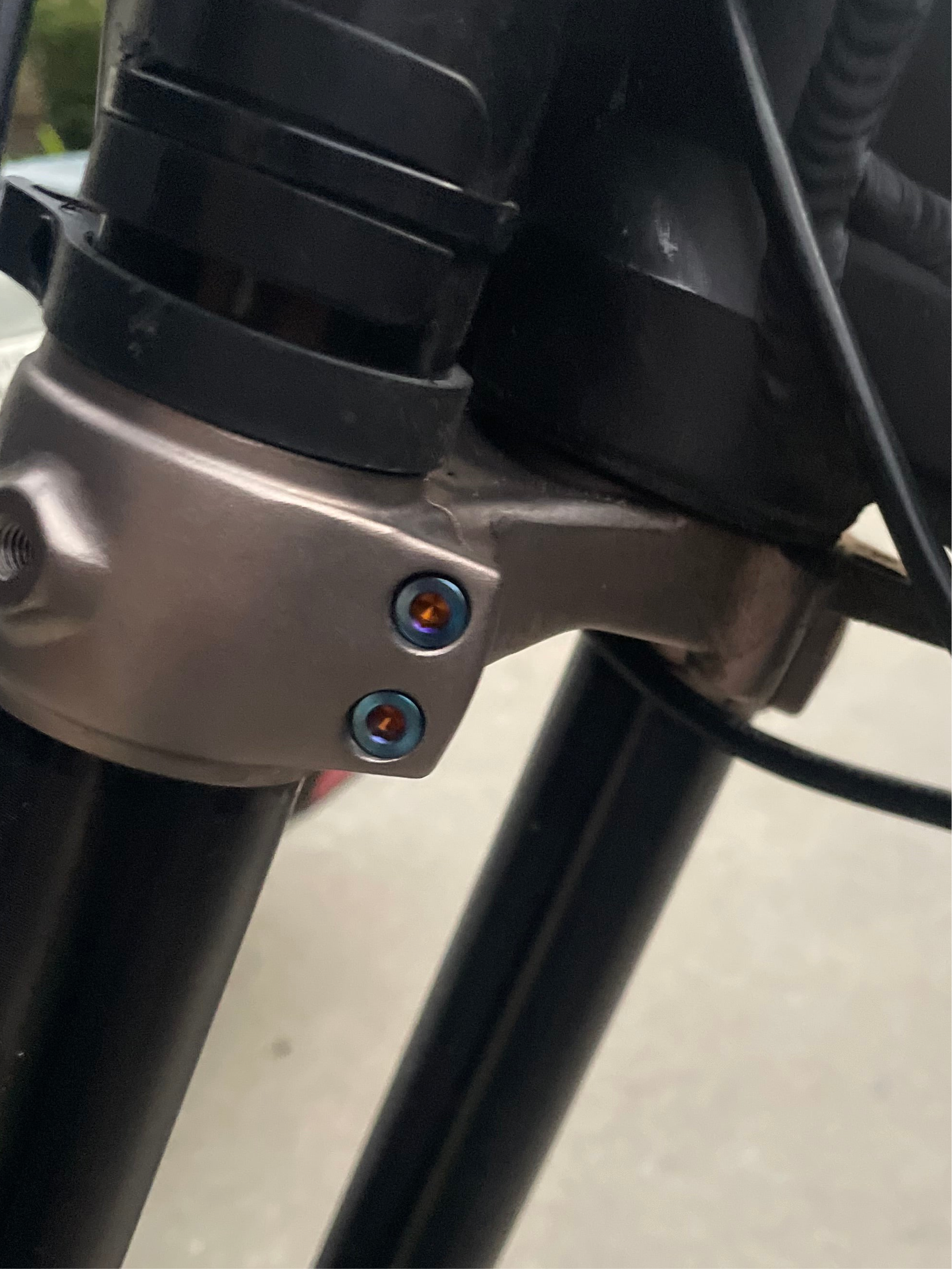Surron Fork Triple clamp titanium Tirider
