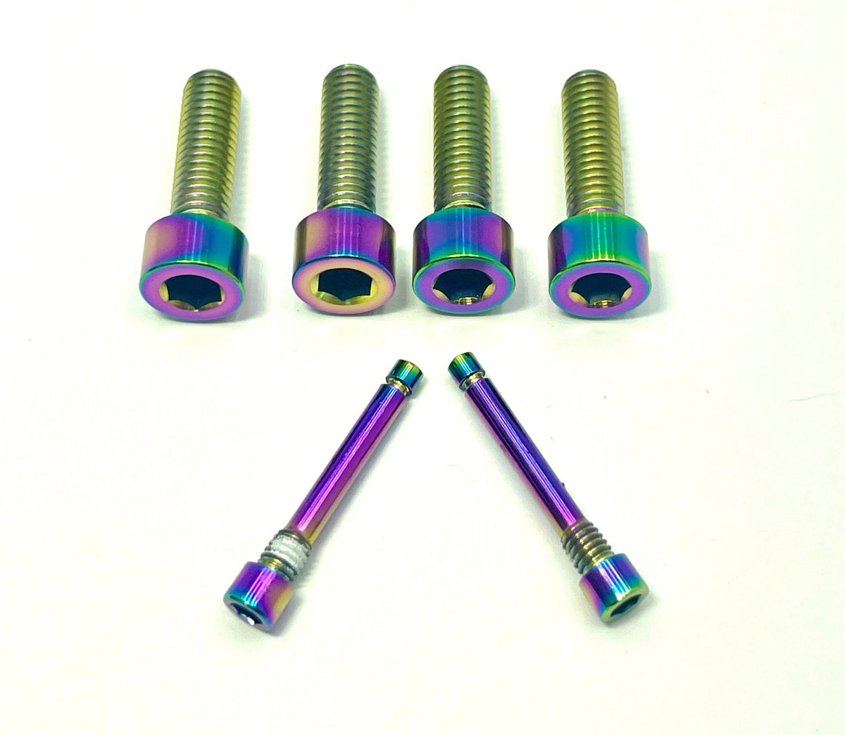Titanium Caliper Bolt Kit (30mm bolts) - Riot Racing