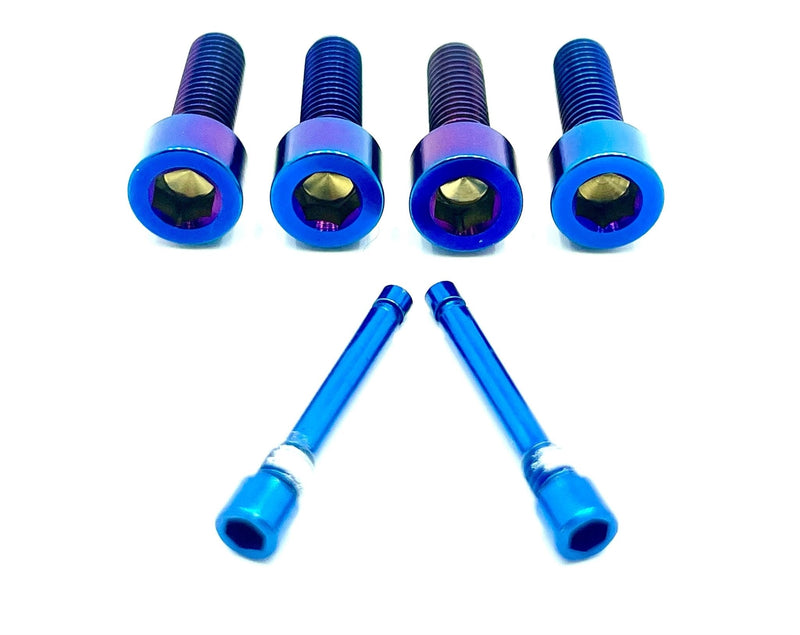 Titanium Caliper Bolt Kit (30mm bolts) - Riot Racing