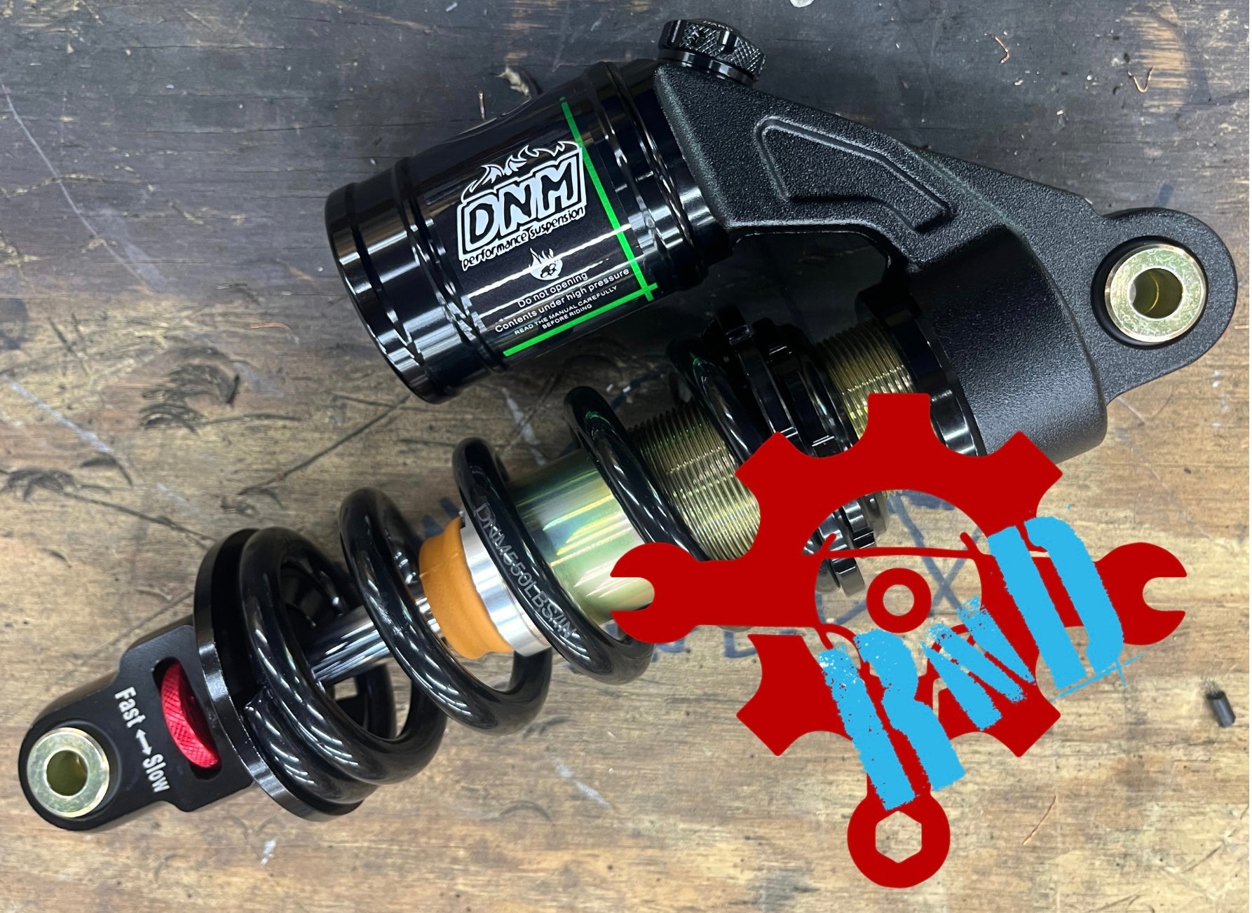 Tuttio Upgraded Rear Shock - DNM Ride or Die R&D