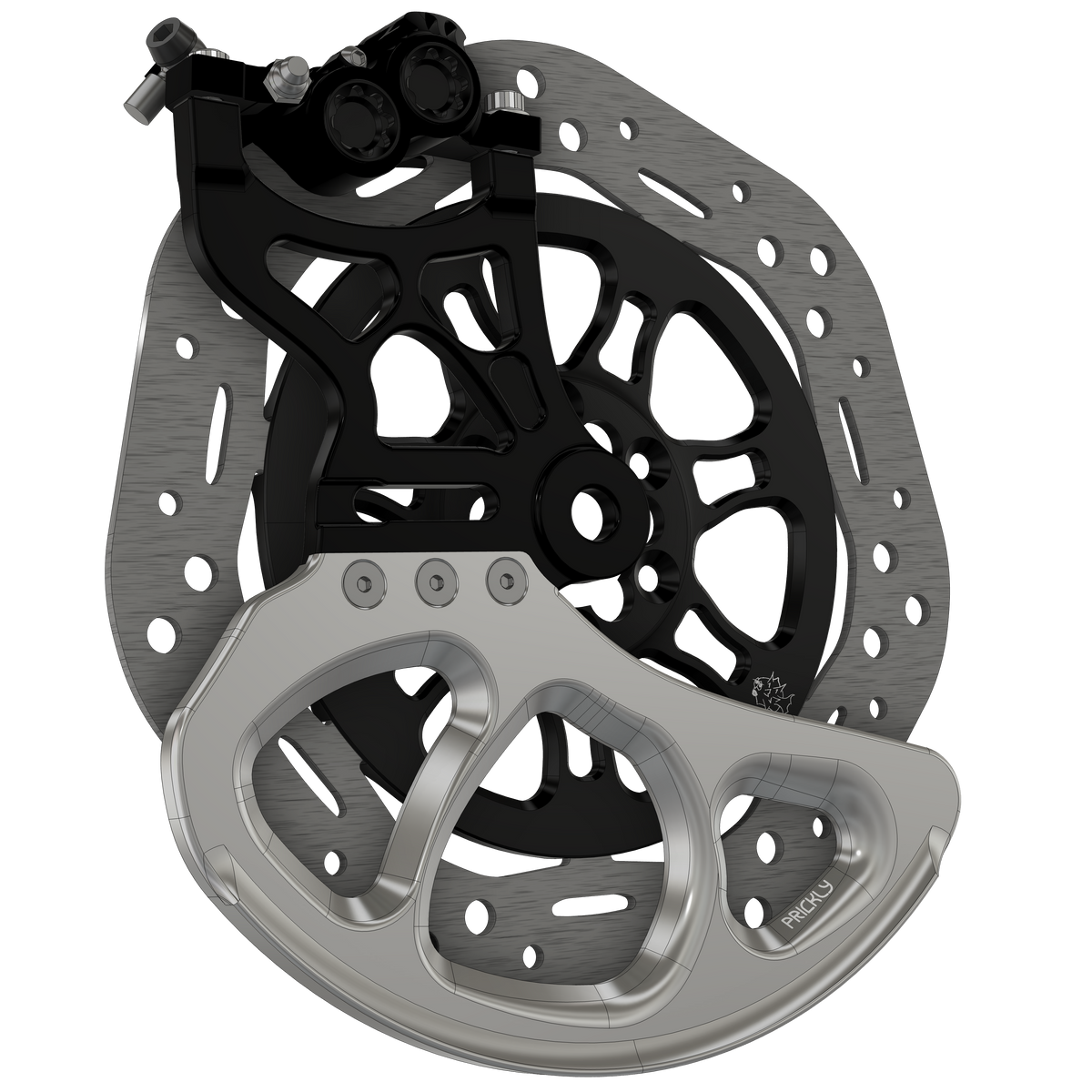 Prickly Disc Guard Fin Prickly Motorsports