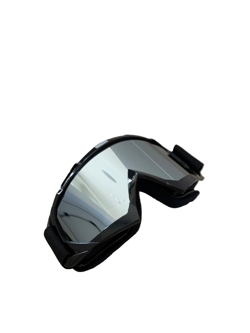 FEARLESS GOGGLES - BLACK/SILVER LENS Forged Racing