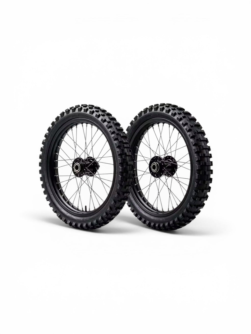 Pre-Order 16”/19” Wheel Set for Sur-Ron Light Bee X (LBX), Talaria XXX, MX3, MX4 & MX5 – Black or Chrome Emoto Supply