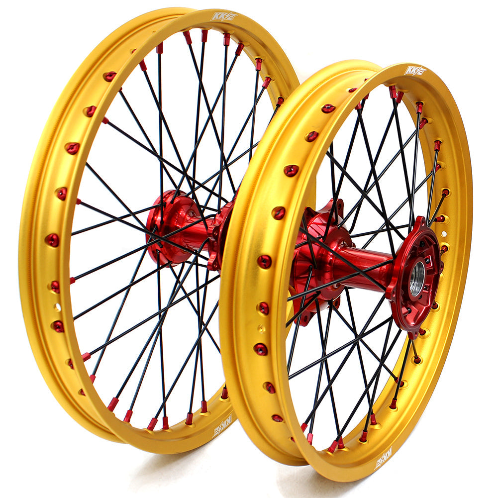 KKE 21" 19" Casting Aluminum Wheels Rims For HONDA 2025 CRF250R CRF450R CRF450L Different Color Comb Available KKE Racing