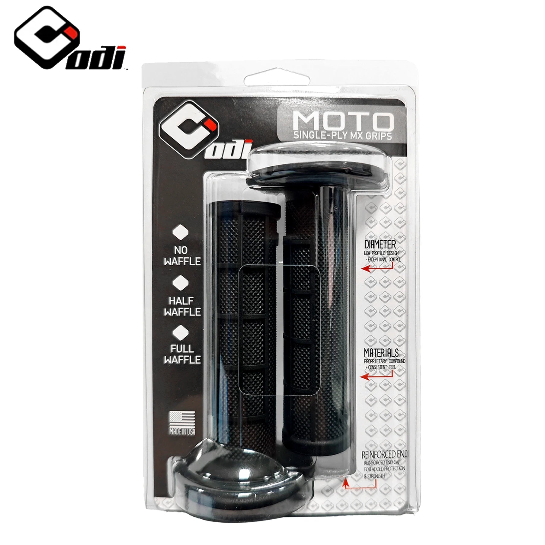 ODI Anti-Slip MTB Handlebar Grips – Bicycle Lock-On Grips for Mountain Bike Comfort & Control Emoto Supply
