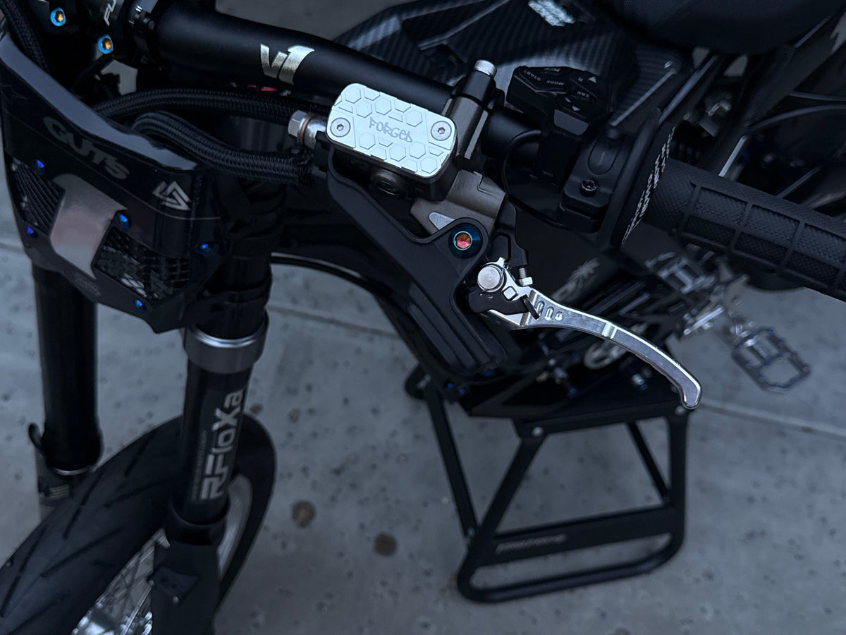Sur-Ron Ultra Bee Brake Upgrade Kit | CNC Lever, Reservoir Cap & Hardware | Forged Racing Forged Racing