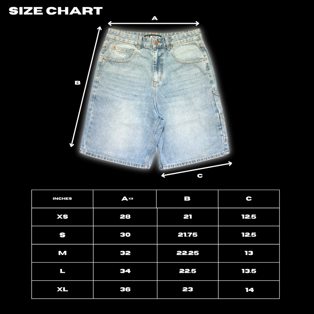 Peak Baggy Jorts - Black Peak