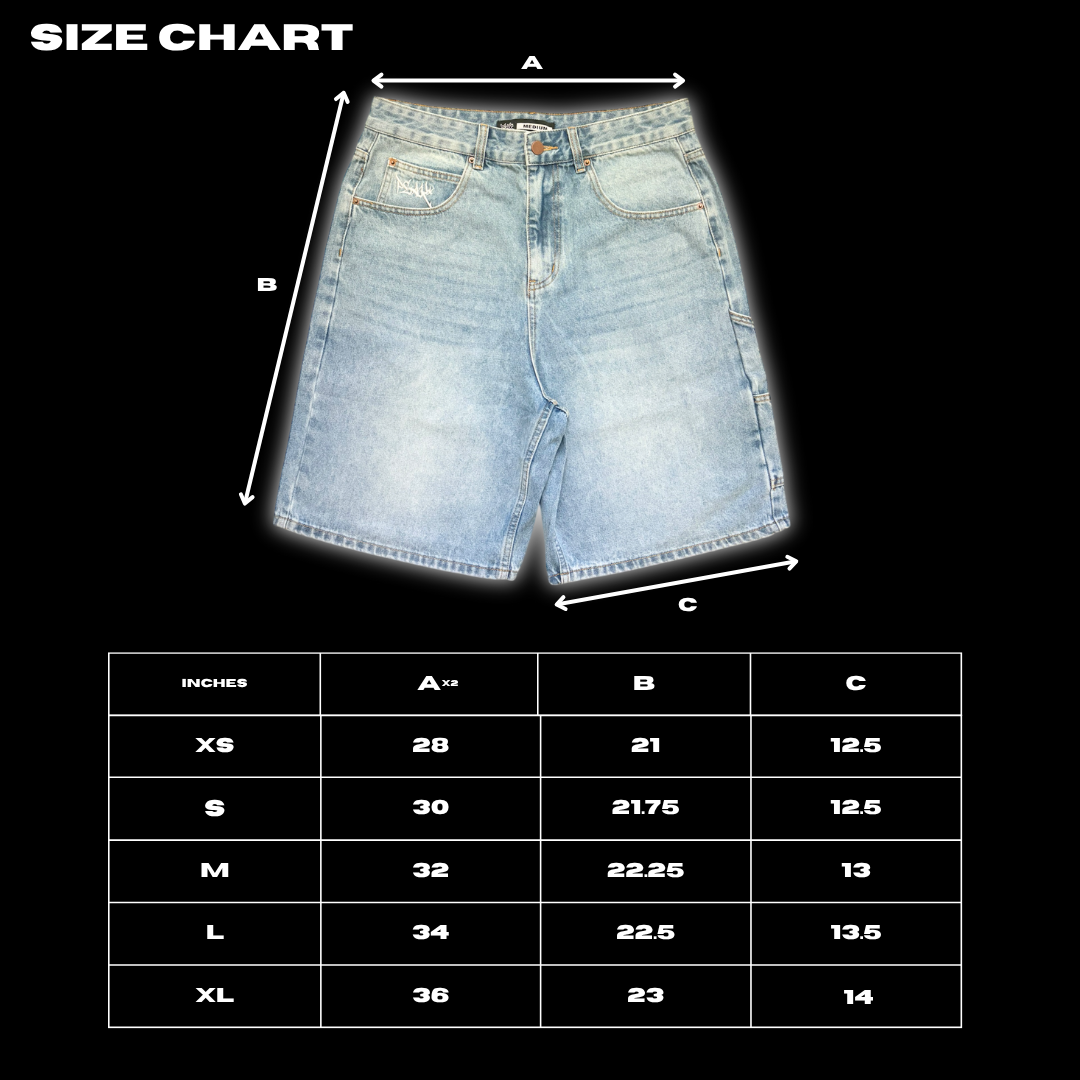 Peak Baggy Jorts - Black Peak