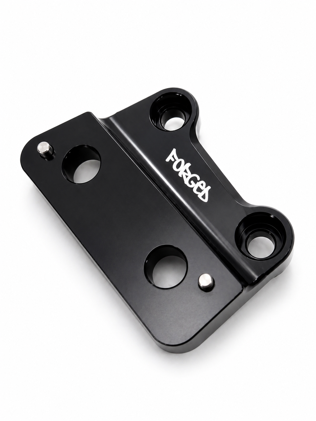 Talaria XXX Metal Foot Peg Brackets | CNC Upgrade Mounts (Black & Chrome) Forged Racing