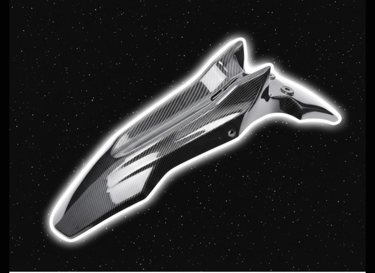 Ultra Bee Carbon Fiber Style Front Fender Luxury Moto