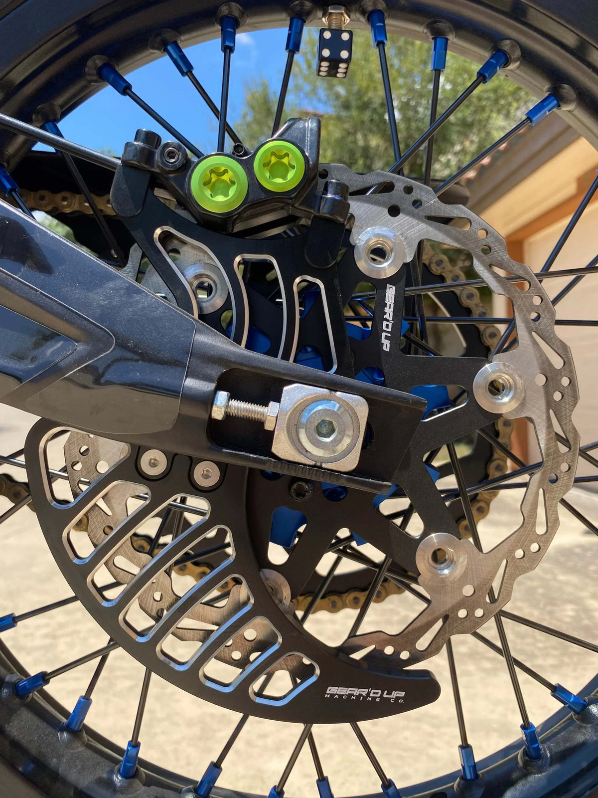 Rear Caliper Bracket and Rotor Guard Surron/Talaria/E-Ride Pro-Gear’d Up EV Warehouse