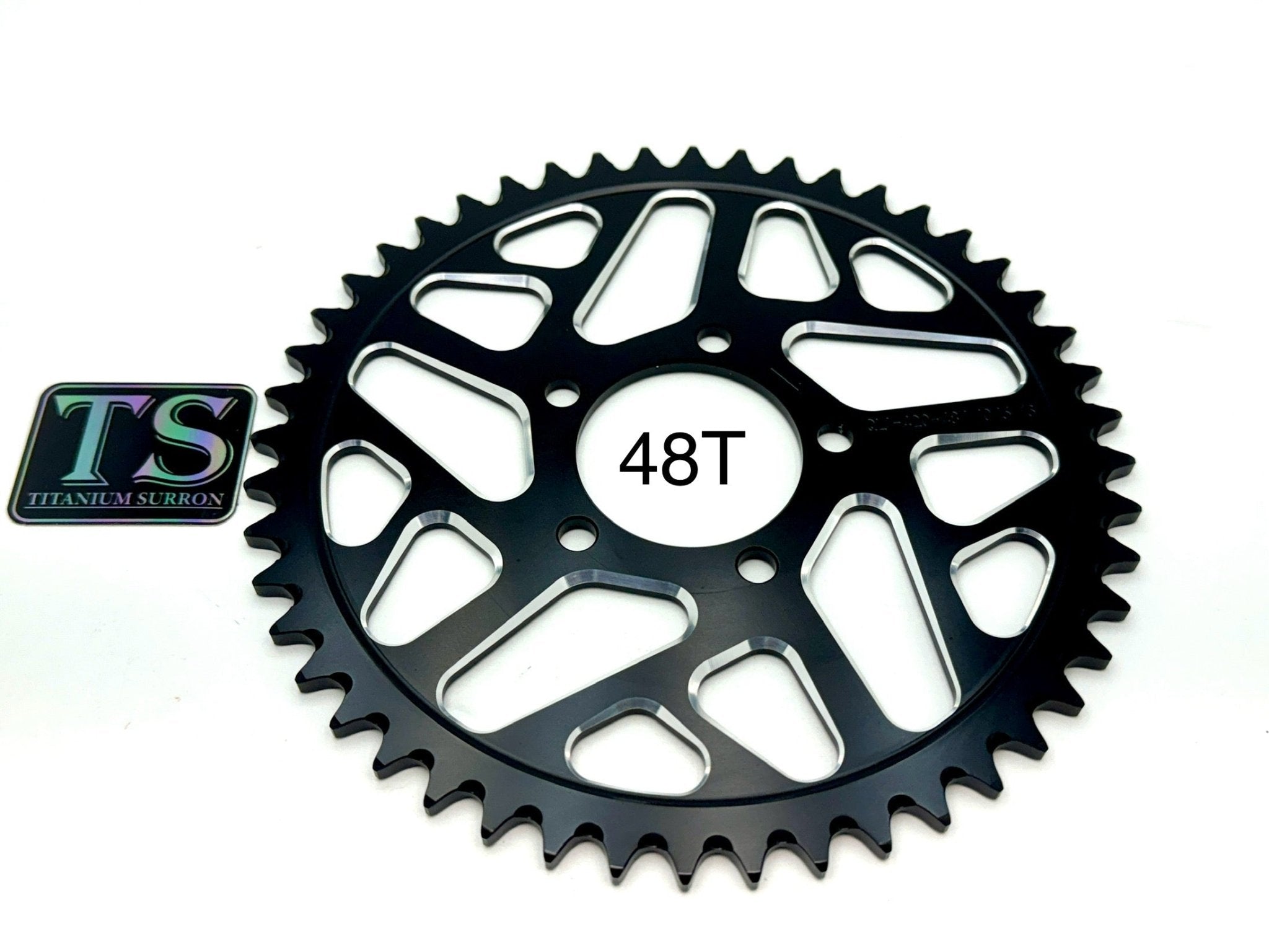 Hardened Aluminum 420 Sprockets for E-moto 48-58T Titanium Surron
