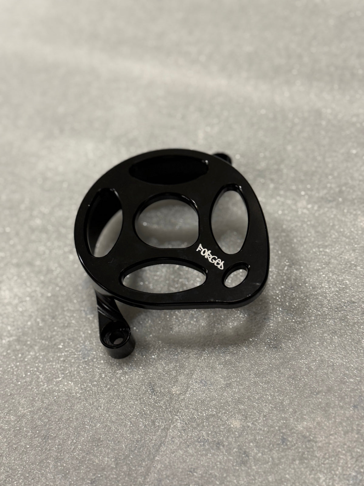 Surron Ultra Bee Metal Motor Cover | CNC Upgrade Replacement (Black & Chrome) Forged Racing