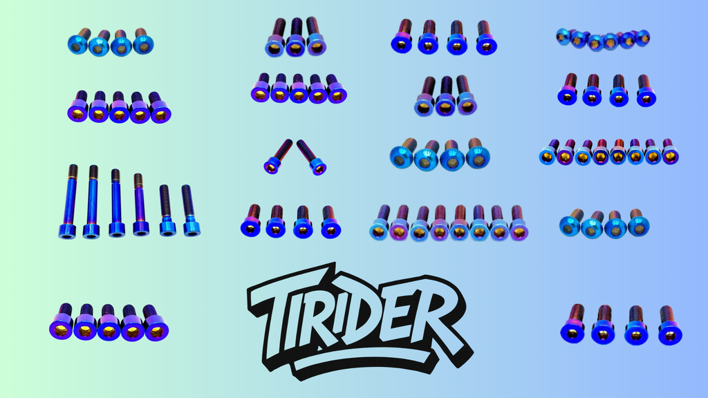 E-ride pro 2.0/3.0 titanium bolt kit Tirider