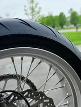 Surron Ultra Bee 17" Supermoto Wheelset - Black/Chrome Finish Forged Racing