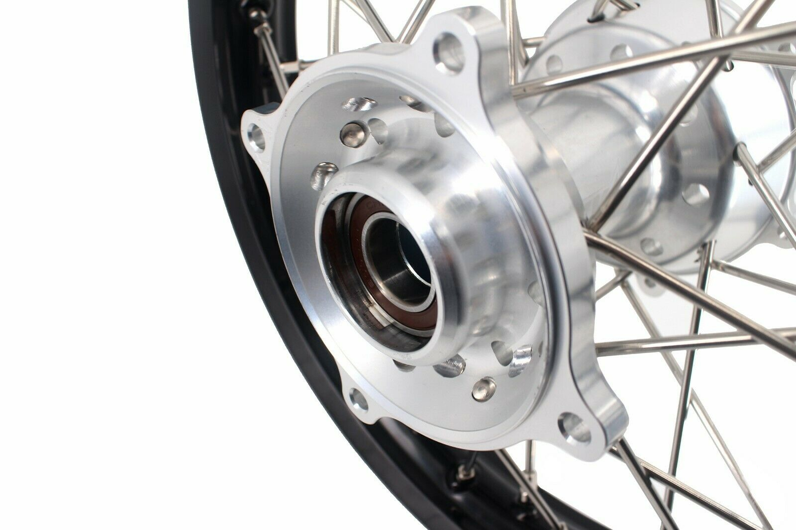 KKE 19"*1.6 & 16"*1.85 Kid's Big Wheels Fit KTM SX 85 Husqvarna TC85 GAS GAS MC85 2021-2024 Silver Hub KKE Racing