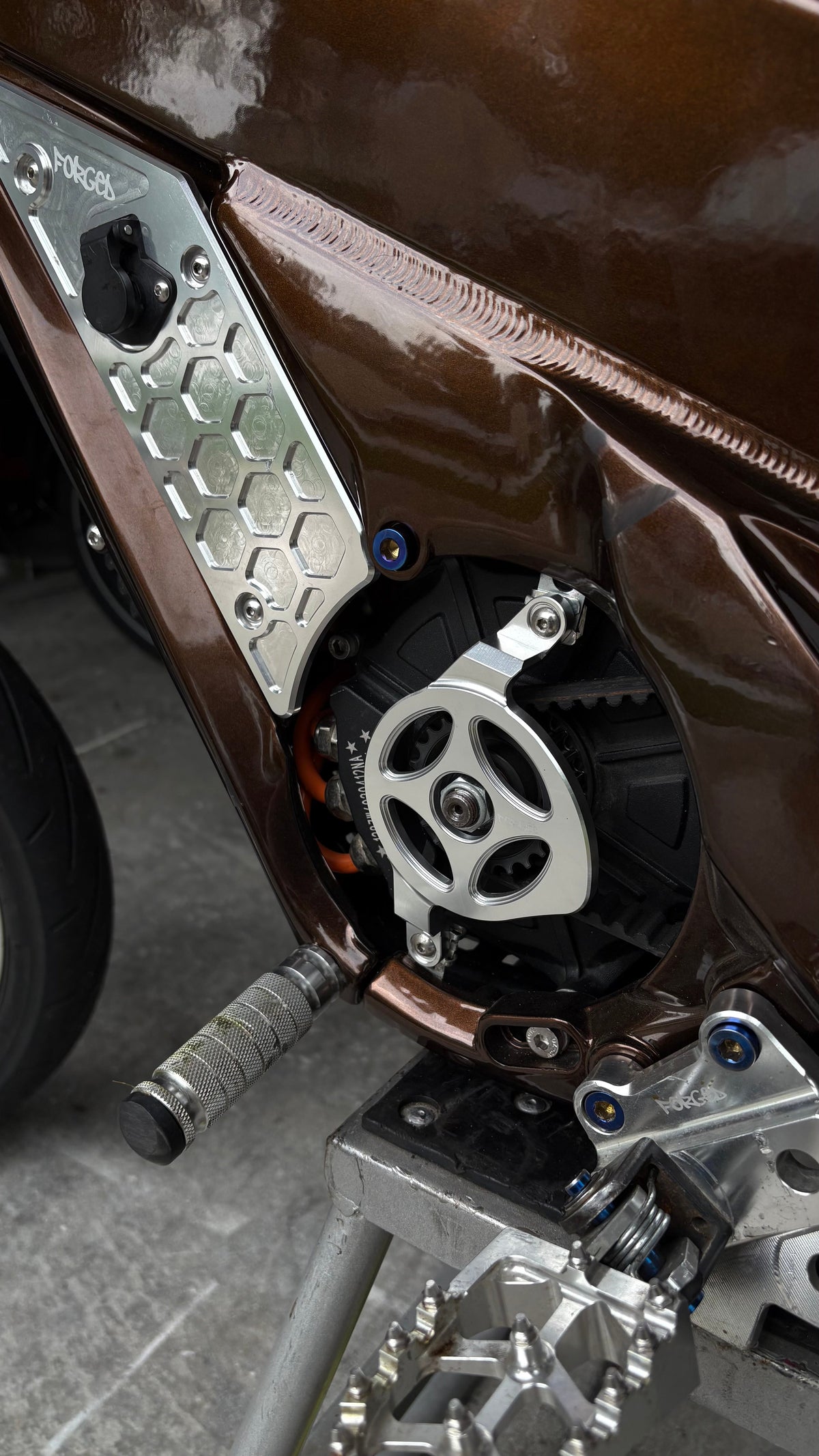Talaria XXX Metal Motor Cover - Upgraded Replacement Forged Racing