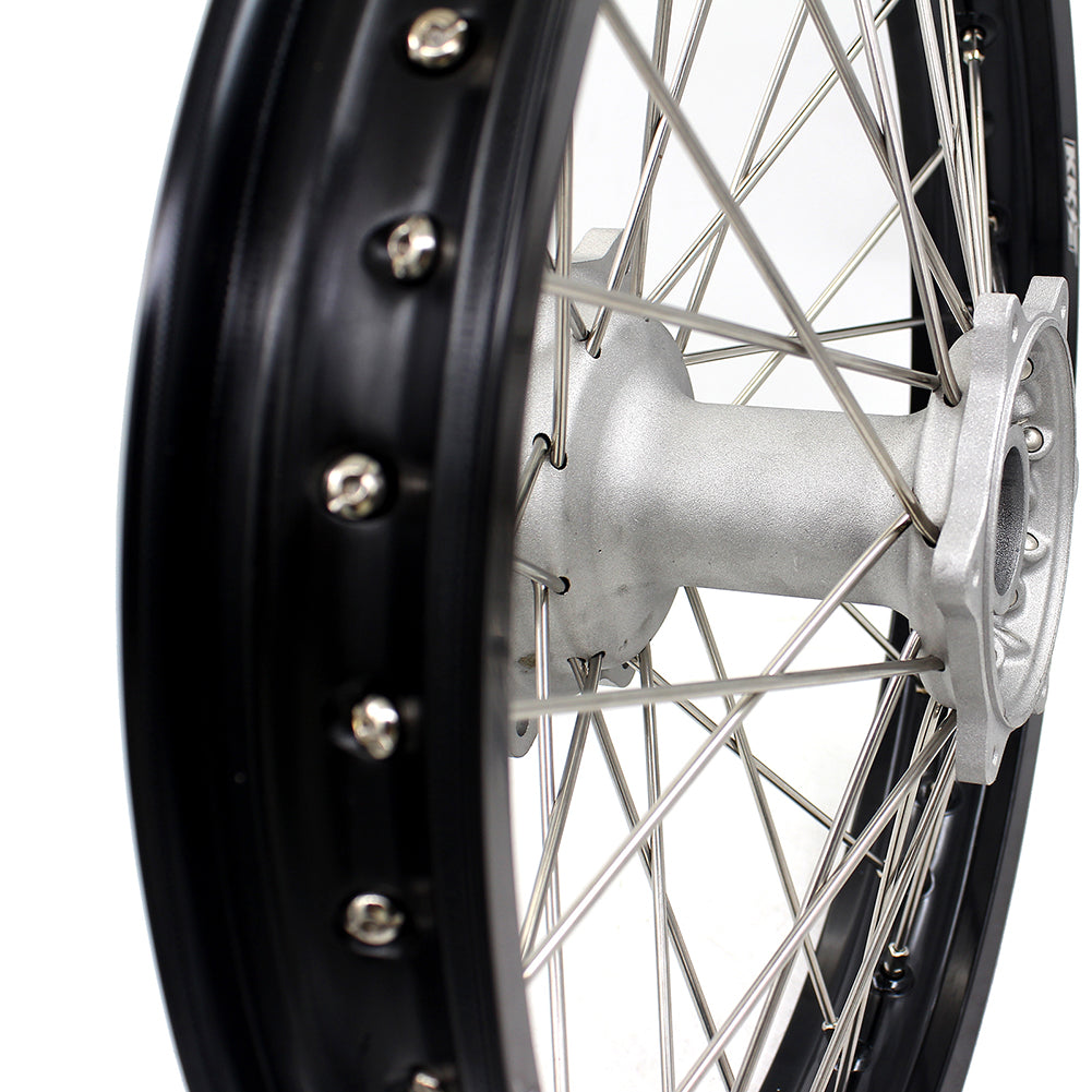KKE 19*2.15 Cast Rear Wheel Rim For Yamaha YZ125 YZ250 YZ250F YZ450F Silver KKE Racing