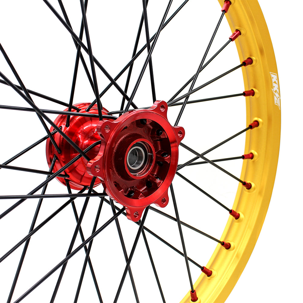 KKE 21" 19" Casting Aluminum Wheels Rims For HONDA 2025 CRF250R CRF450R CRF450L Different Color Comb Available KKE Racing