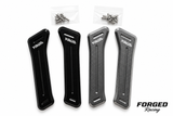 Surron Ultra Bee Metal Battery Guards | CNC Replacement (Black & Chrome) Forged Racing