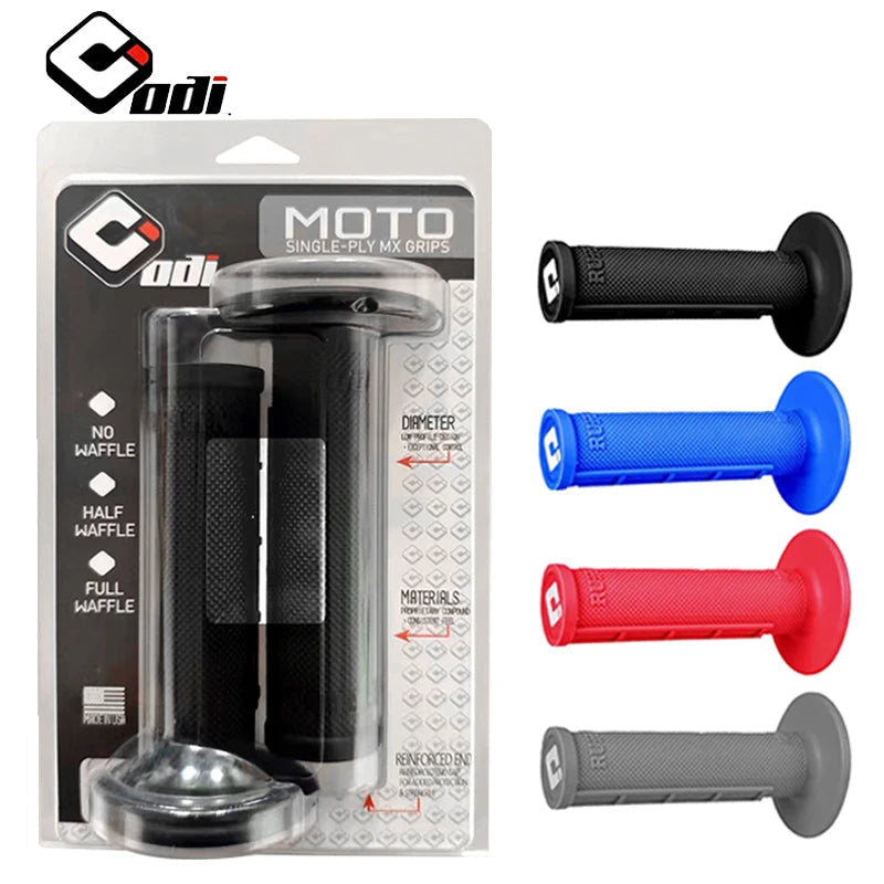 ODI Anti-Slip MTB Handlebar Grips – Bicycle Lock-On Grips for Mountain Bike Comfort & Control Emoto Supply