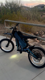 Talaria XXX / MX4, MX3, Sting - Supermoto Wheelset (Thick/Wide) - Chrome Silver Forged Racing