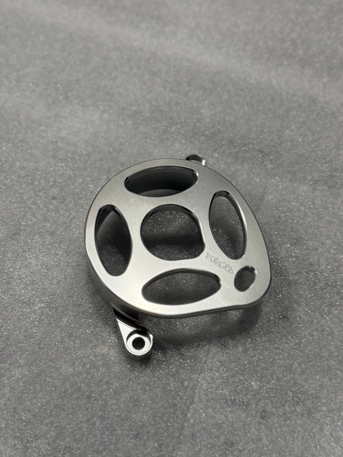 Surron Ultra Bee Metal Motor Cover | CNC Upgrade Replacement (Black & Chrome) Forged Racing