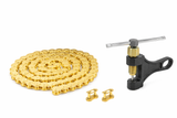 Tuttio Soleil 01 & Yozma Gold Chain Upgrade – Heavy Duty 420 E-Bike Chain (116 Links) Forged Racing
