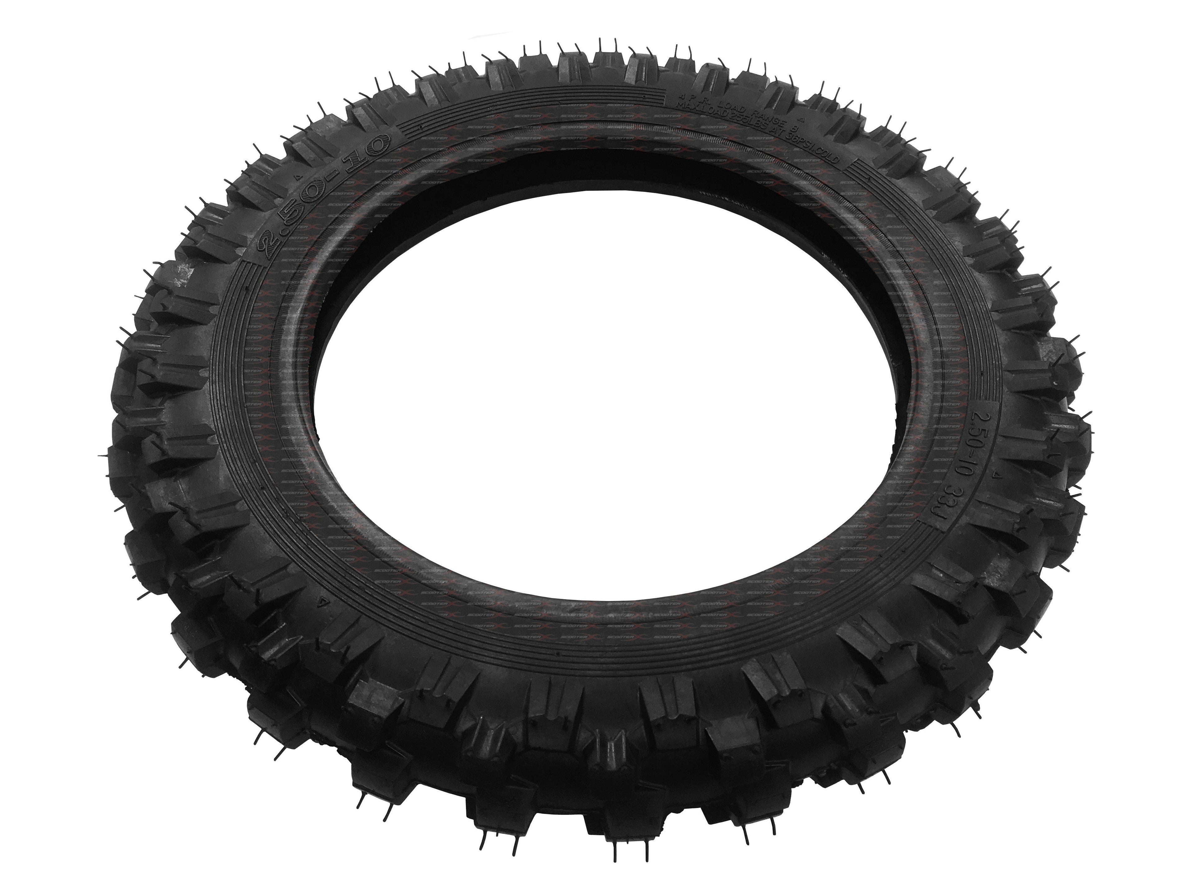 Pit Bike Tire 2.50x10 50 Caliber Racing