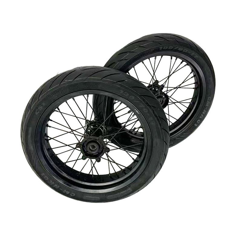 Ultra Bee supermoto wheelset Emoto Flux