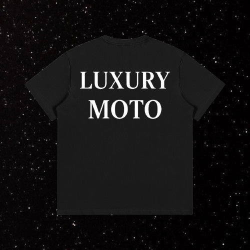 Black Luxury Moto Shirt Luxury Moto