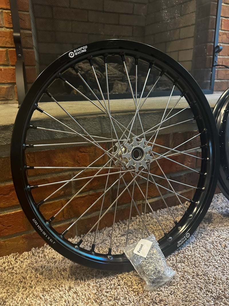 16/19 Wheel Set for Surron Light bee, Segway x160/x260, Eride pro s/ss 2.0, Ventus One, 79 Bike Falcon (No Tires) Ramped Racing
