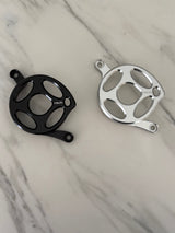 Surron Light Bee X & E-Ride Metal Motor Cover | CNC Upgrade Replacement (Black & Chrome) Forged Racing