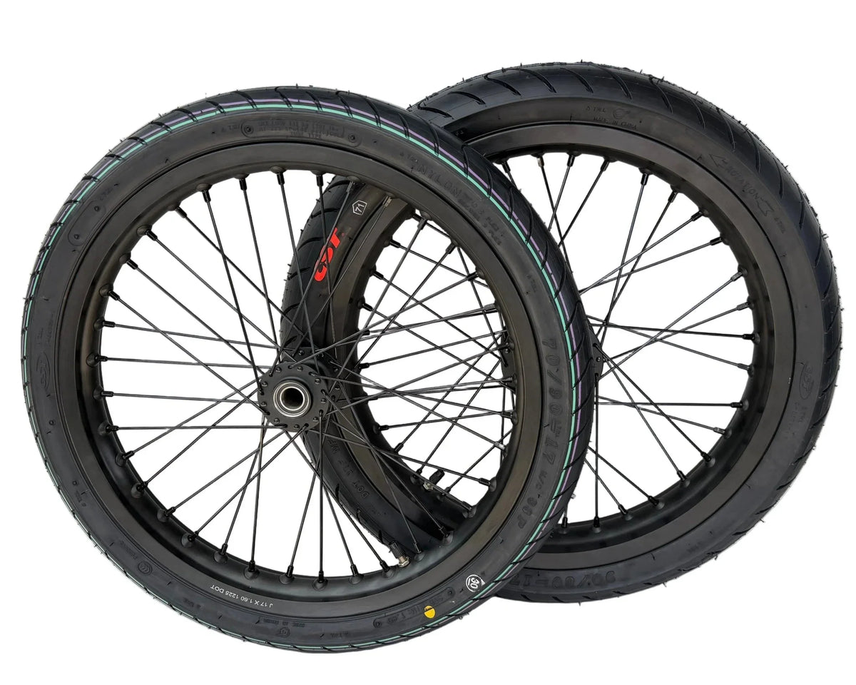 Light bee and Eride 17” Surron super moto wheel set Mxp_designs