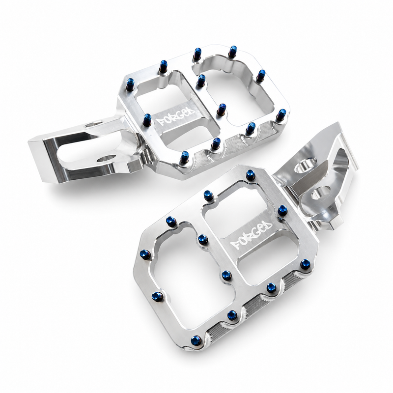 Sur-Ron Ultra Bee Super-Wide Footpegs | CNC E-Moto Foot Pegs Forged Racing