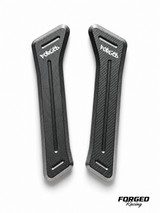 Surron Ultra Bee Metal Battery Guards | CNC Replacement (Black & Chrome) Forged Racing