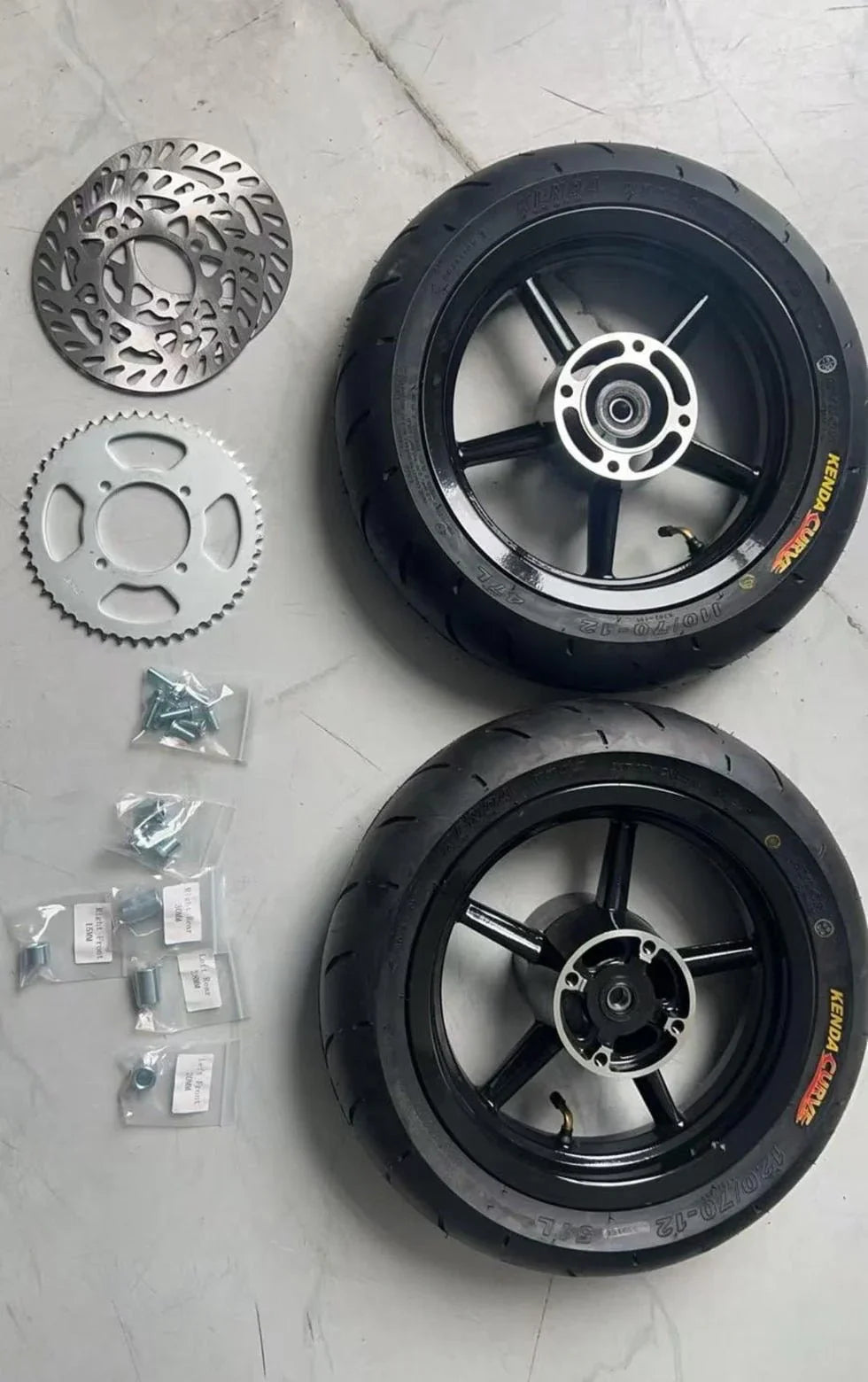 Supermoto Wheelset Kit for Tuttio/Yozma/Razor Fxt polishing