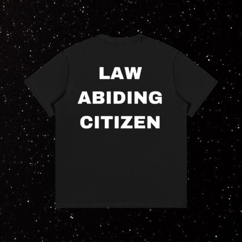 Black Law Abiding Citizen Shirt Luxury Moto