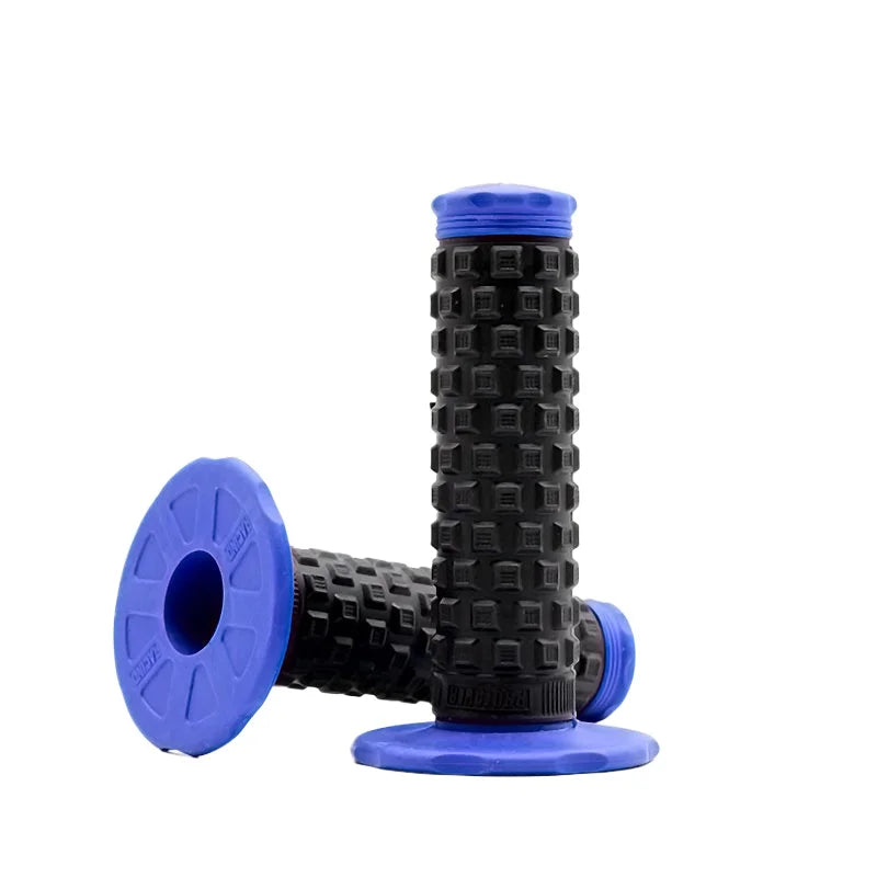 7/8" (22mm) Motorcycle Handlebar Grips – Soft Rubber Pillow Top Dirt Bike Grips for MX, Motocross, Enduro & Off-Road Motorcycles Emoto Supply