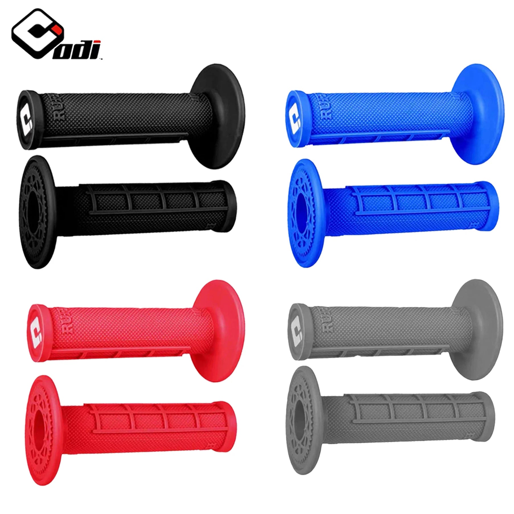 ODI Anti-Slip MTB Handlebar Grips – Bicycle Lock-On Grips for Mountain Bike Comfort & Control Emoto Supply